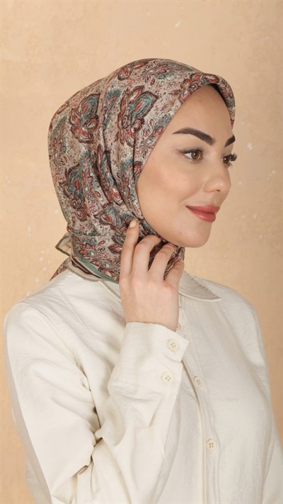 Locella Soft Pamuk Eşarp Vizon