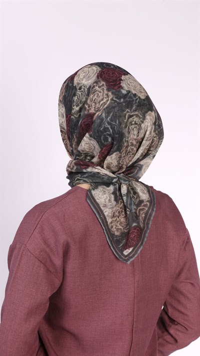 Locella Soft Pamuk Eşarp Koyu Yeşil
