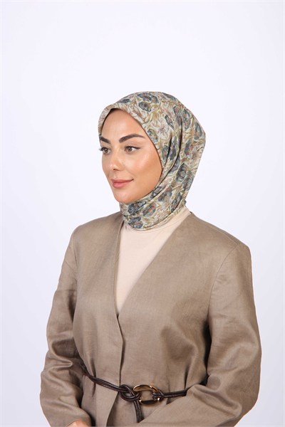 Locella Soft Pamuk Eşarp Krem