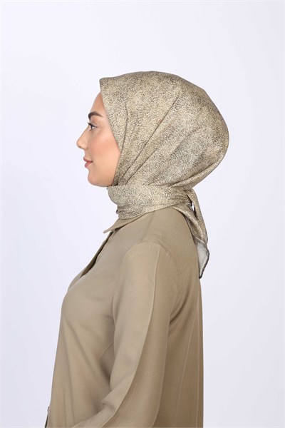 Locella Soft Pamuk Eşarp Yağ Yeşili