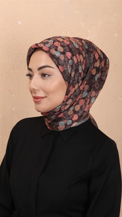 Locella Soft Pamuk Eşarp Acı Kahve