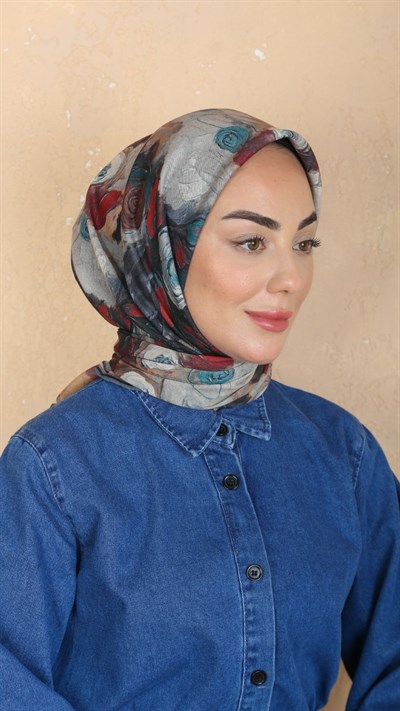 Locella Soft Pamuk Eşarp Siyah