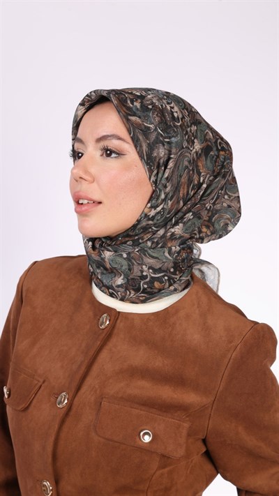 Locella Soft Pamuk Eşarp Siyah