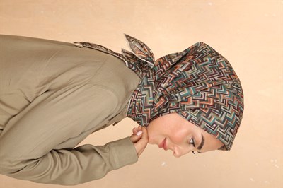 Locella Soft Pamuk Eşarp Haki