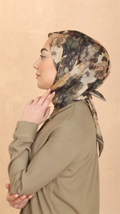 Locella Soft Pamuk Eşarp Sarı