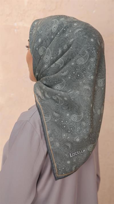 Locella Soft Pamuk Eşarp Mint Yeşili-17