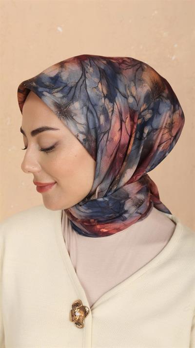 Locella Soft Pamuk Eşarp Bordo