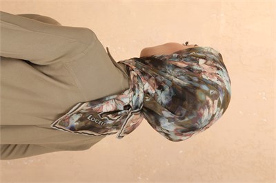 Locella Soft Pamuk Eşarp-Yeşil