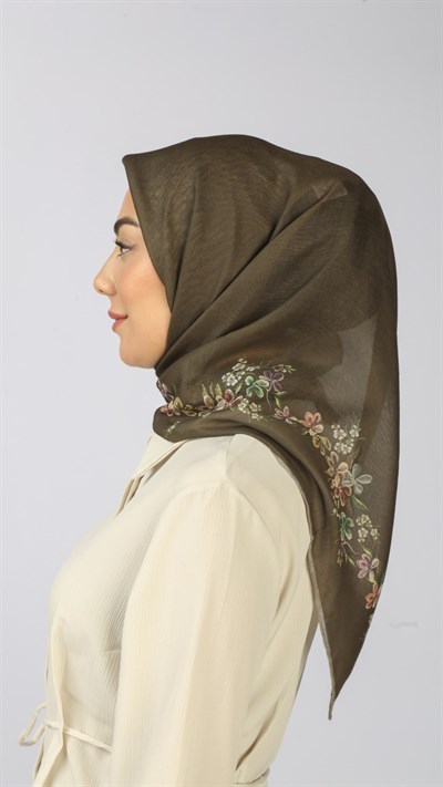 Locella Soft Pamuk Eşarp Yeşil