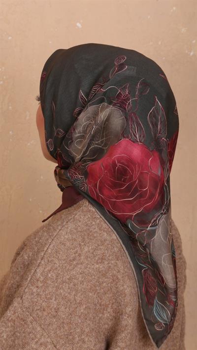 Locella Soft Pamuk Eşarp Yeşil