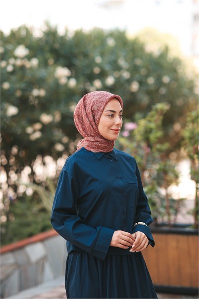 Locella Soft Pamuk Eşarp Bordo
