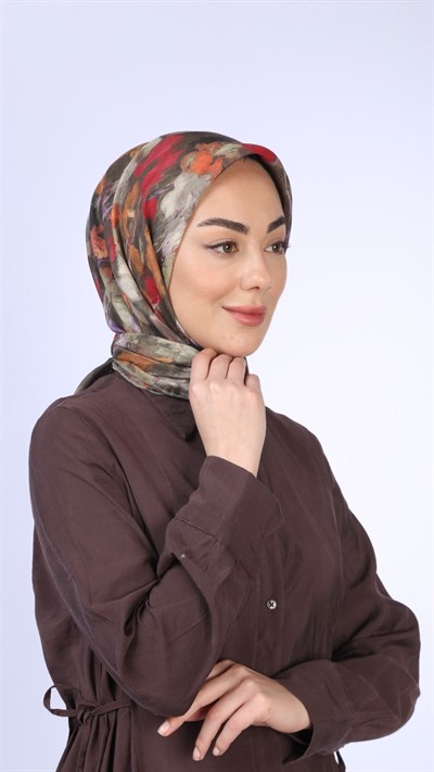 Locella Soft Pamuk Eşarp Yeşil