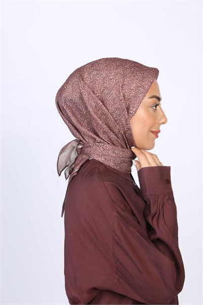 Locella Soft Pamuk Eşarp Mürdüm