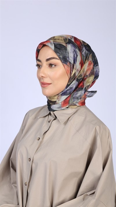 Locella Soft Pamuk Eşarp Siyah