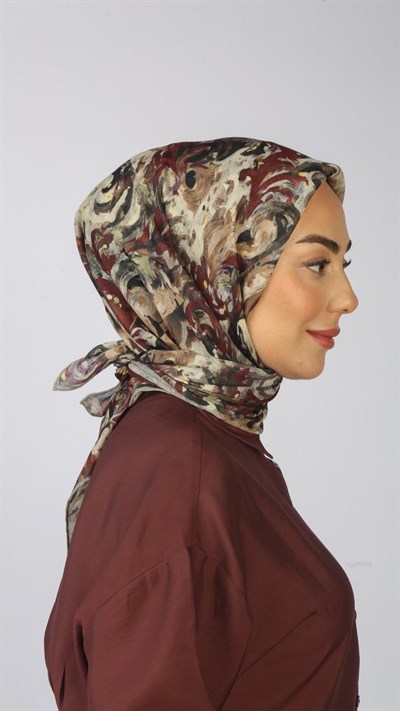 Locella Soft Pamuk Eşarp Kırmızı