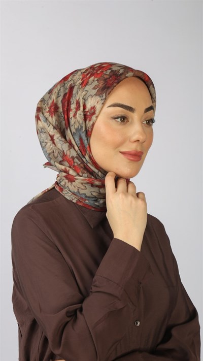 Locella Soft Pamuk Eşarp Kırmızı