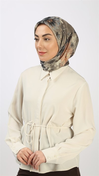 Locella Soft Pamuk Eşarp Vizon
