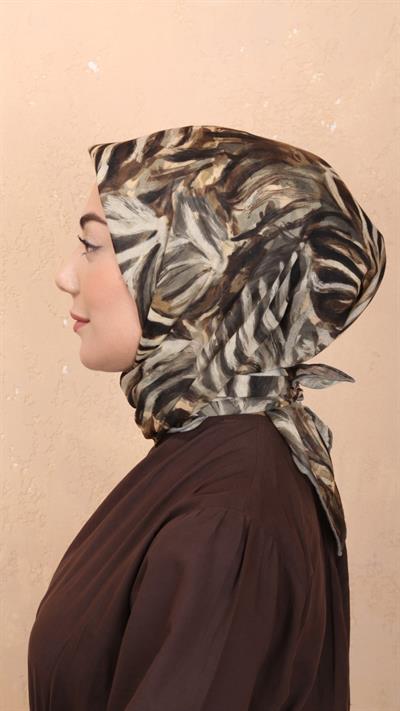 Locella Soft Pamuk Eşarp Haki