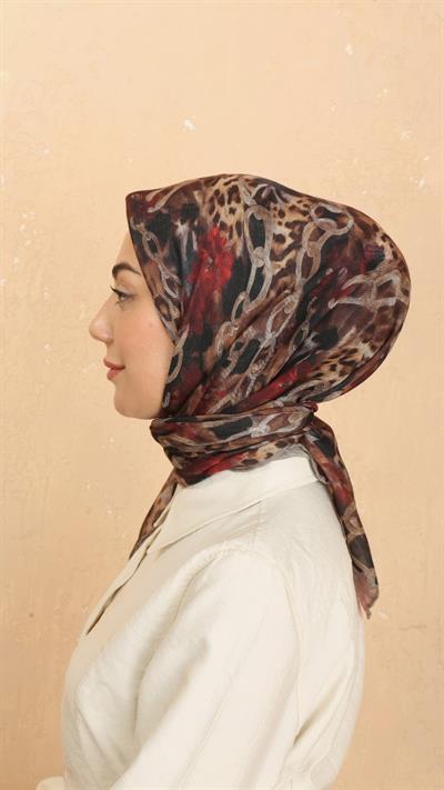 Locella Soft Pamuk Eşarp Siyah