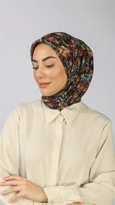 Locella Soft Pamuk Eşarp Siyah
