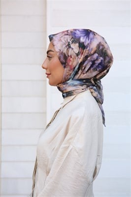 Locella Soft Pamuk Eşarp Lavanta