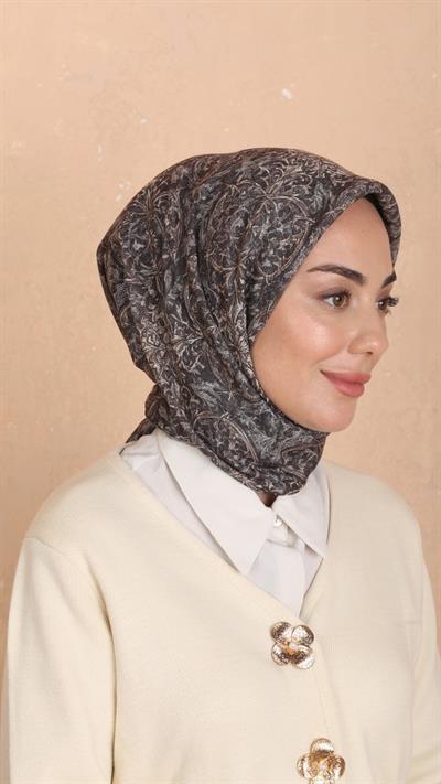 Locella Soft Pamuk Eşarp Küllü Kahve