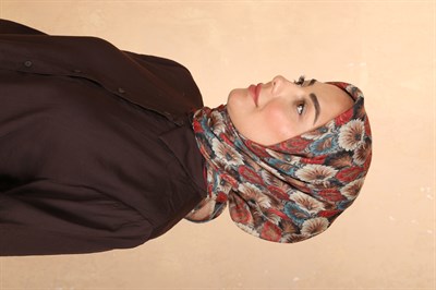 Locella Soft Pamuk Eşarp Siyah