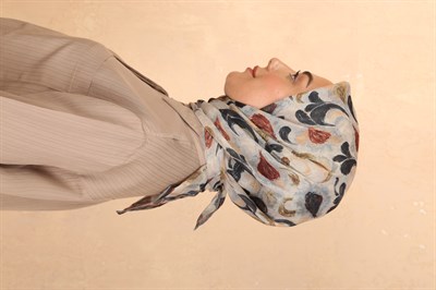 Locella Soft Pamuk Eşarp Gri