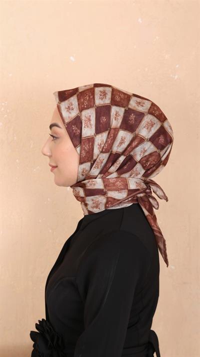 Locella Soft Pamuk Eşarp Kiremit