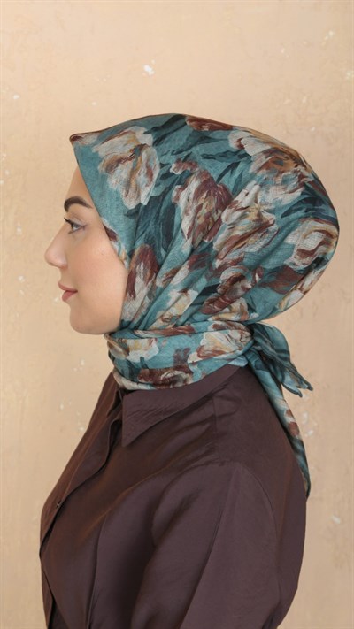 Locella Soft Pamuk Eşarp Mint