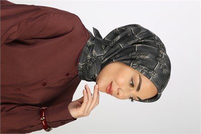 Locella Soft Pamuk Eşarp Antrasit