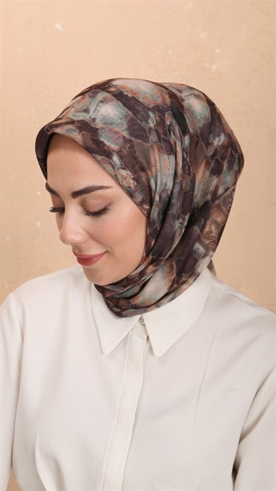 Locella Soft Pamuk Eşarp Acı Kahve