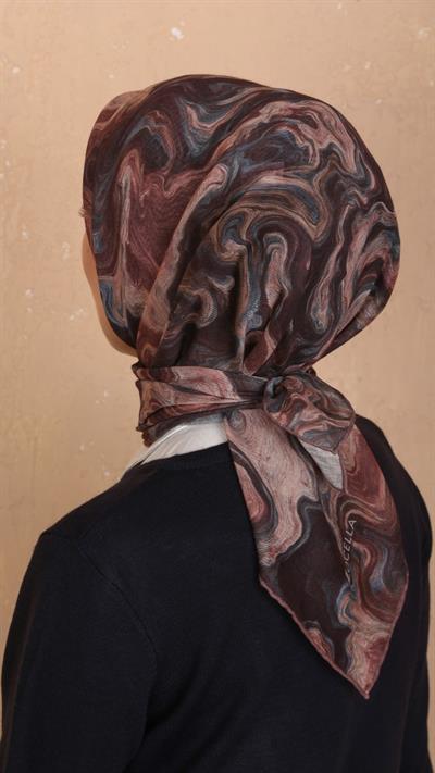 Locella Soft Pamuk Eşarp Acı Kahve