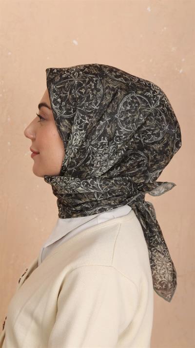 Locella Soft Pamuk Eşarp Yeşil