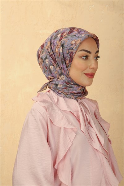 Locella Soft Pamuk Eşarp Lavanta