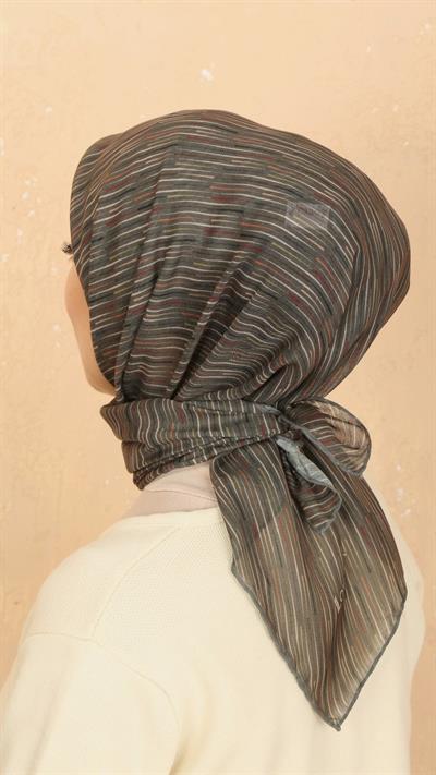 Locella Soft Pamuk Eşarp Yeşil