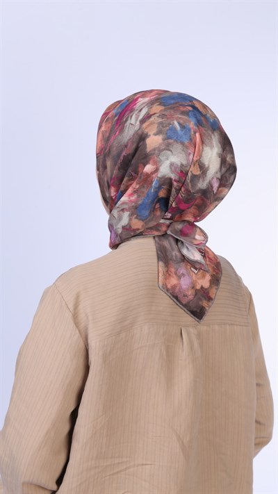 Locella Soft Pamuk Eşarp Kakao