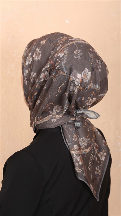 Locella Soft Pamuk Eşarp Tozlu Kahve