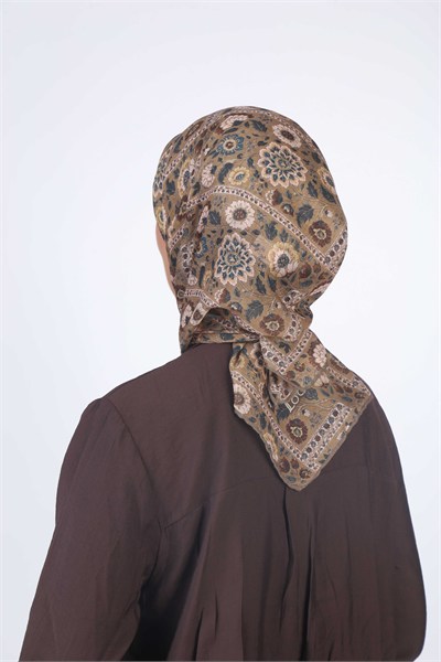 Locella Soft Pamuk Eşarp Zeytin Yeşili