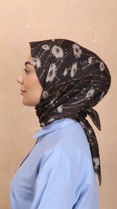 Locella Soft Pamuk Eşarp Acı Kahve