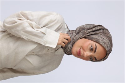 Locella Soft Pamuk Eşarp Açık Kahve