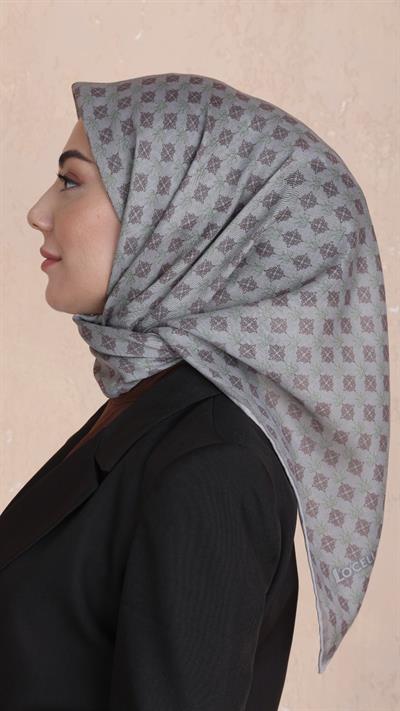 Locella Soft Pamuk Eşarp Taş-5