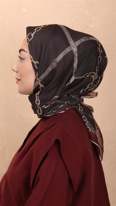 Locella Soft Pamuk Eşarp Acı Kahve