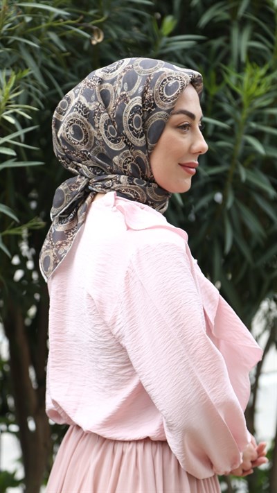 Locella Soft Pamuk Eşarp Haki