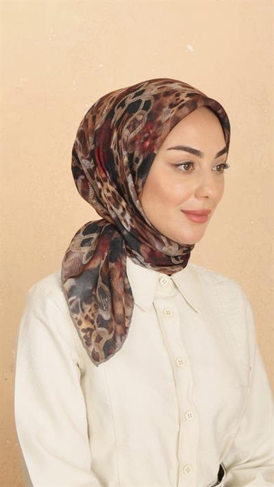 Locella Soft Pamuk Eşarp Siyah