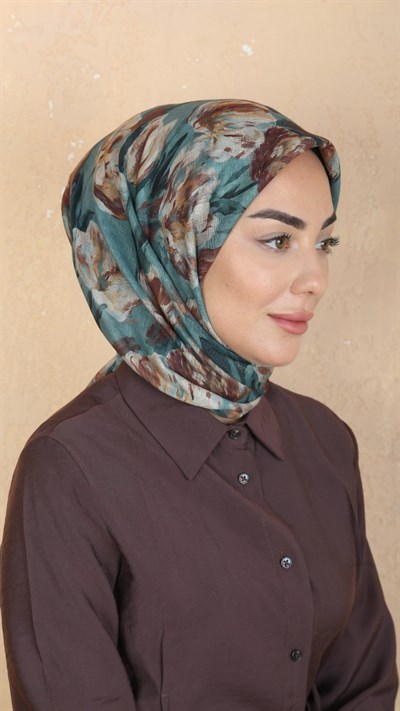 Locella Soft Pamuk Eşarp Mint