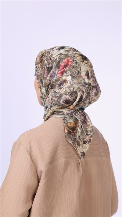 Locella Soft Pamuk Eşarp Yeşil