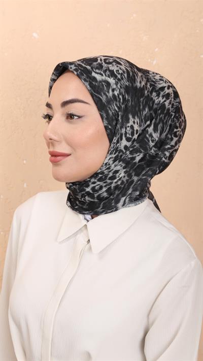 Locella Soft Pamuk Eşarp Gri