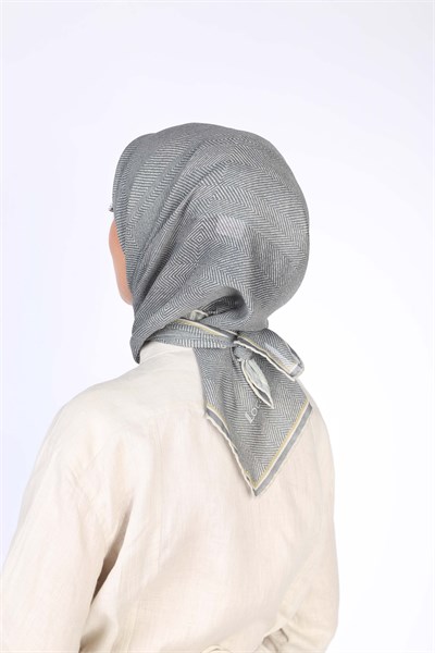 Locella Soft Pamuk Eşarp Gri