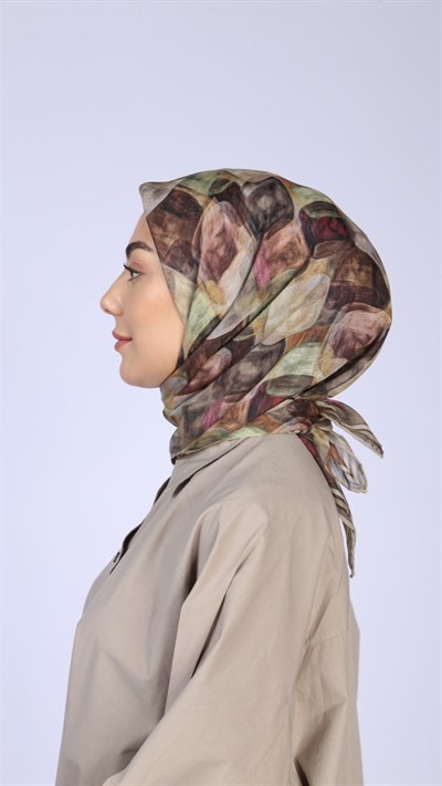 Locella Soft Pamuk Eşarp Vizon